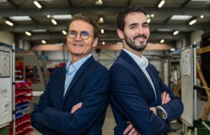 Groupe FIDEIP’s President, Jacques Clochard, and CEO, Arnaud Clochard